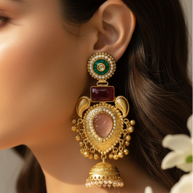 Rajsi Kashmiri Earrings
