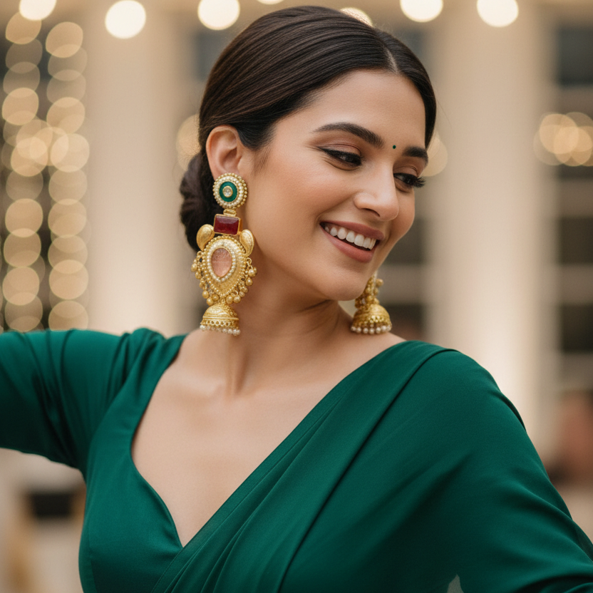 Rajsi Kashmiri Earrings