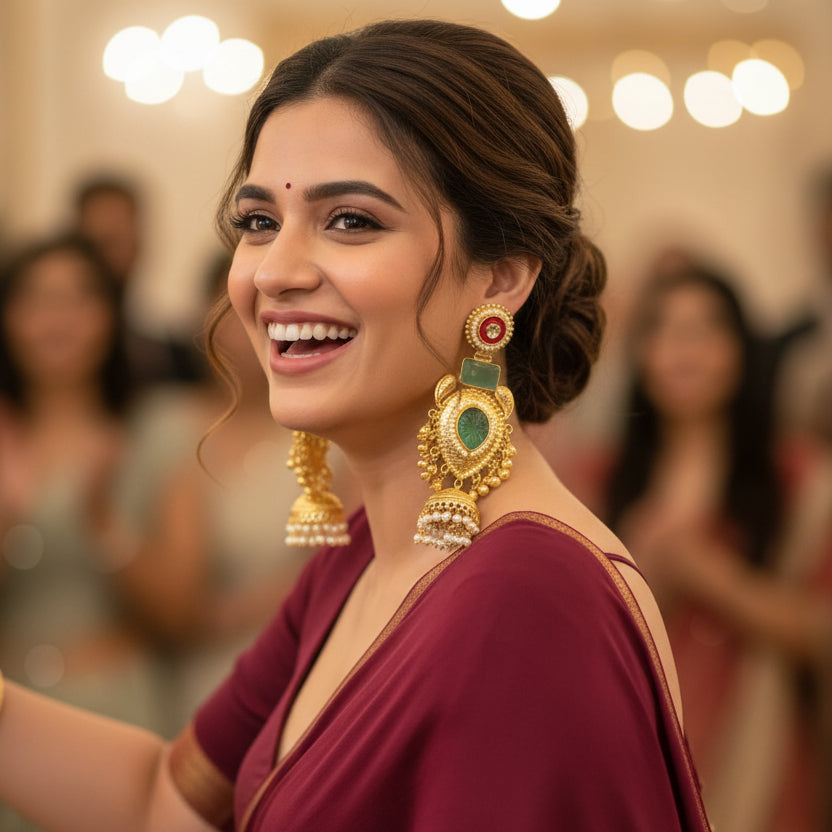 Rajsi Kashmiri Earrings