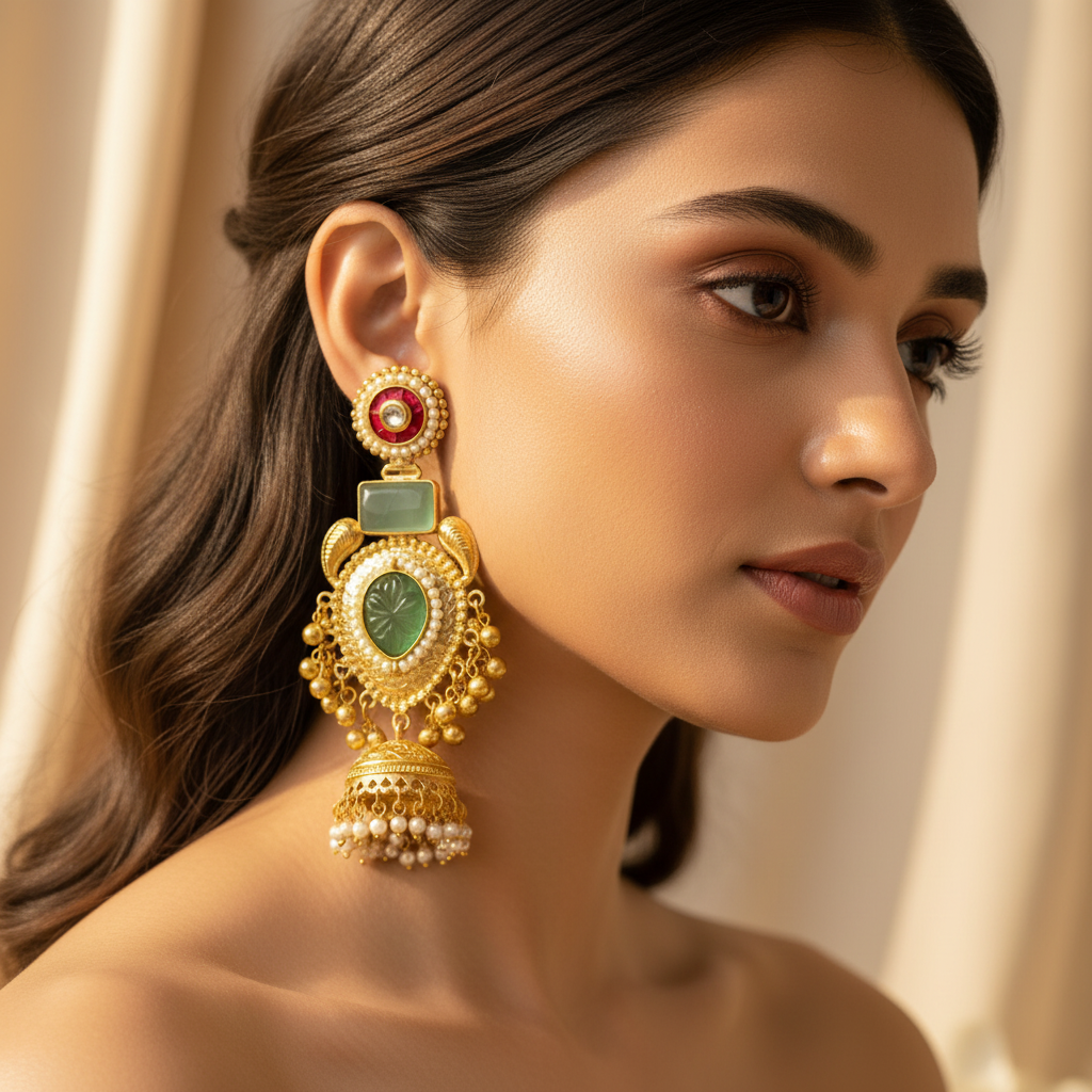 Rajsi Kashmiri Earrings