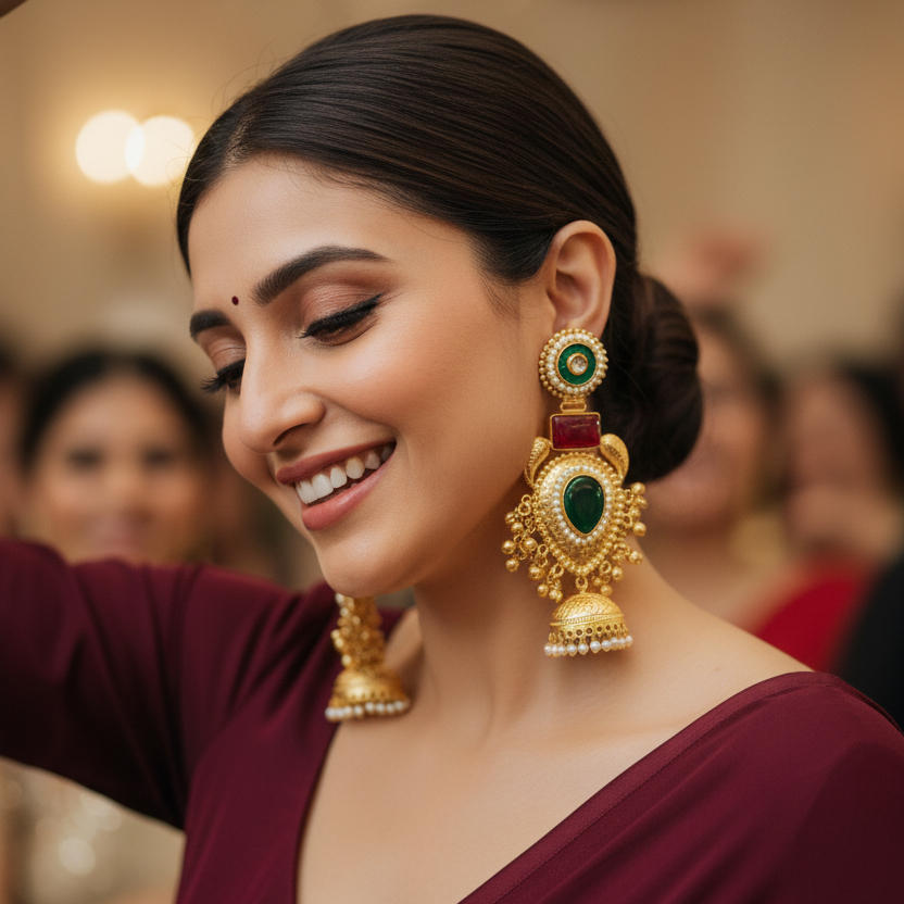 Rajsi Kashmiri Earrings