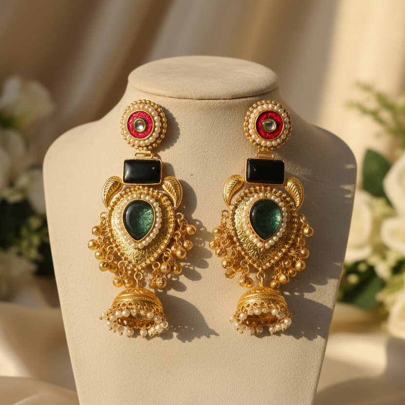 Rajsi Kashmiri Earrings