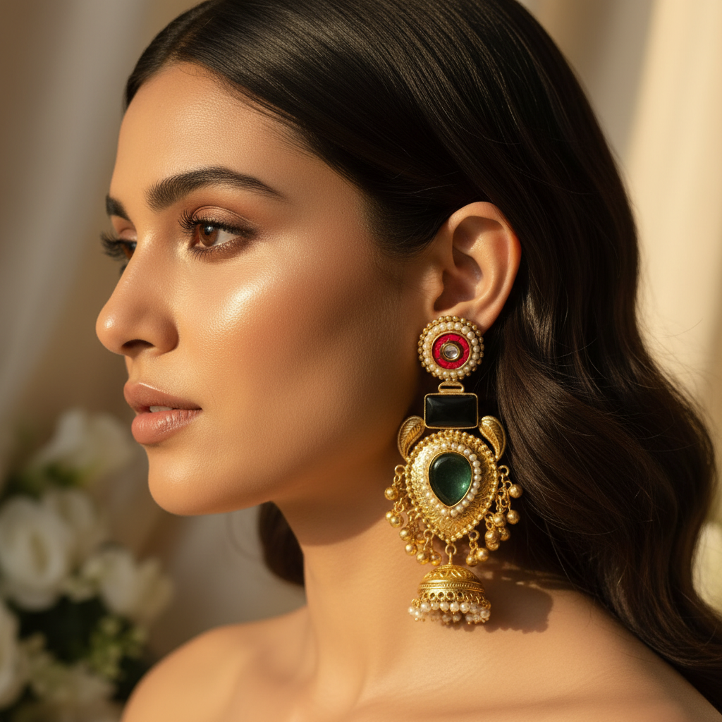 Rajsi Kashmiri Earrings