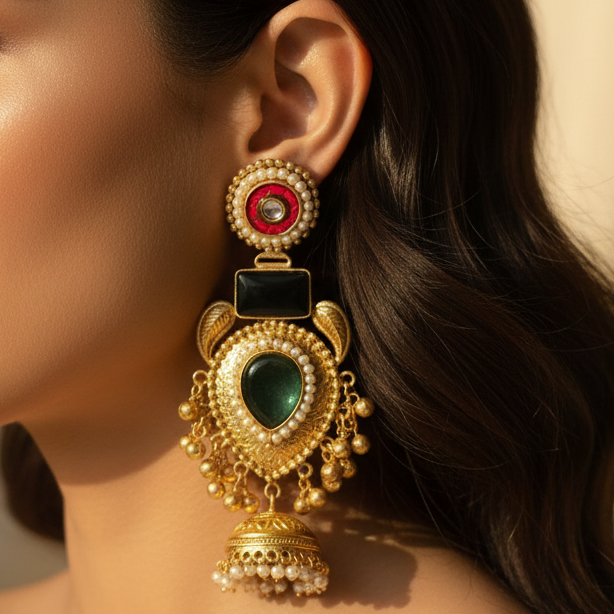 Rajsi Kashmiri Earrings