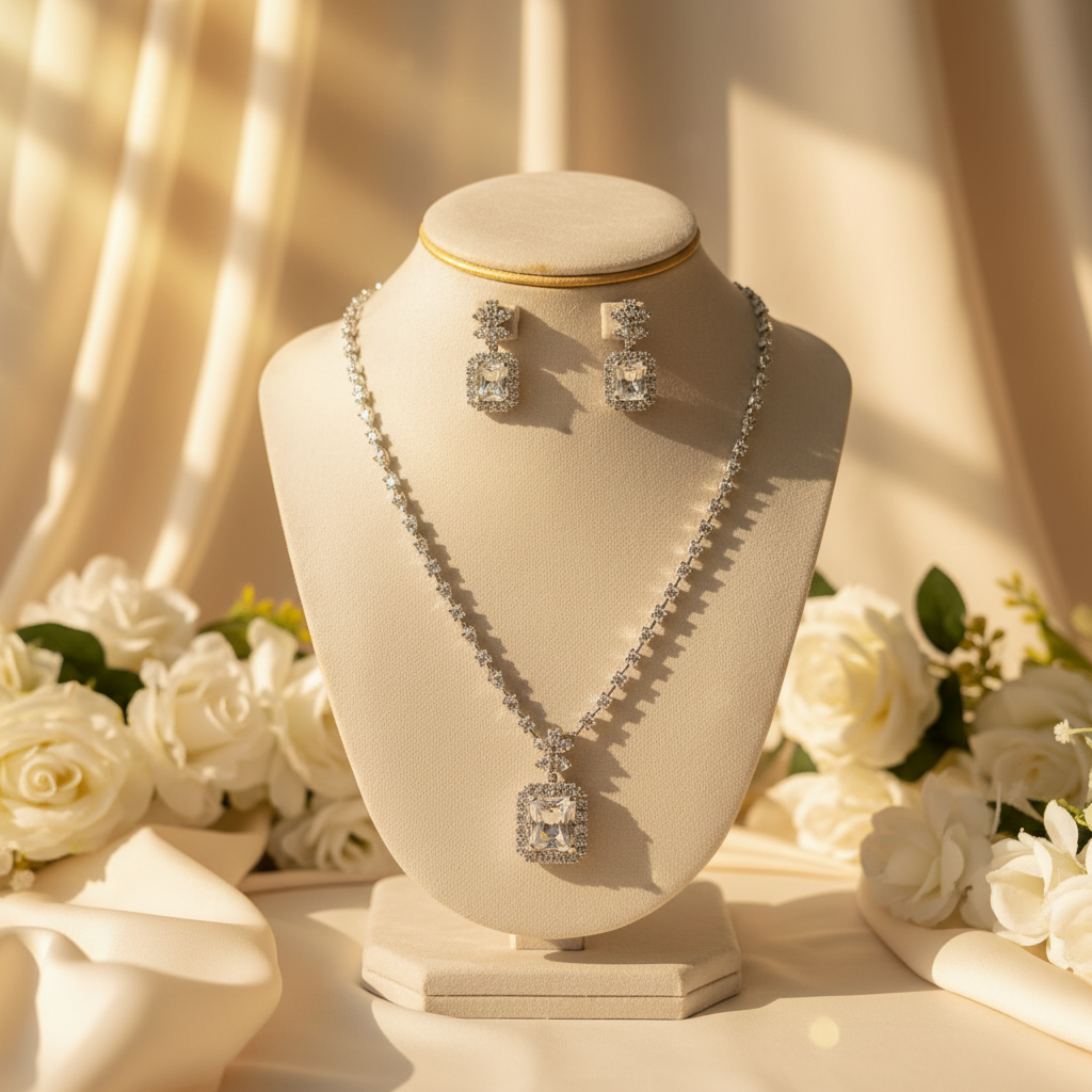 Evara AD Necklace (Silver)