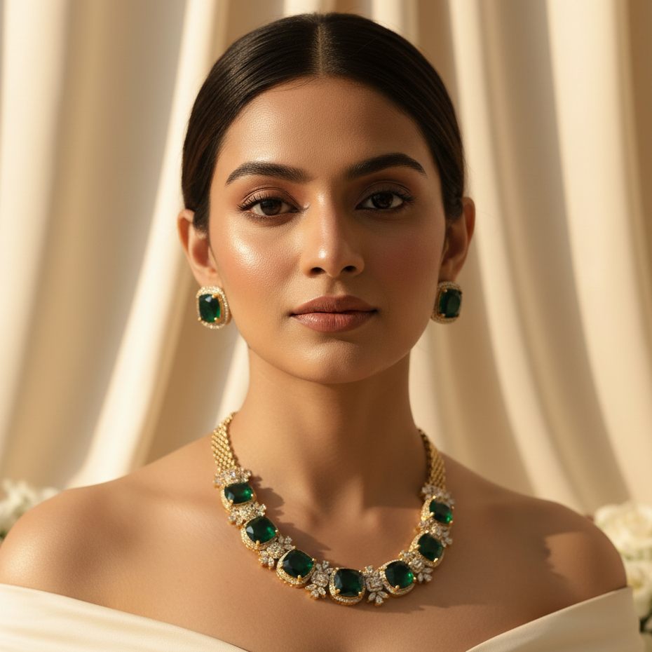 Aura AD Necklace (Green)