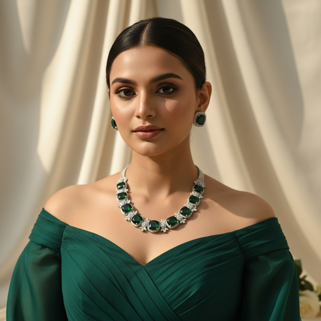 Veya AD Necklace (Green)