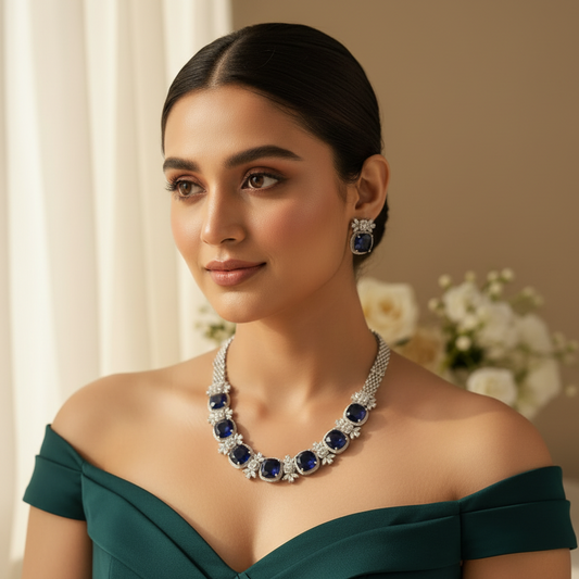 Veya AD Necklace (Blue)