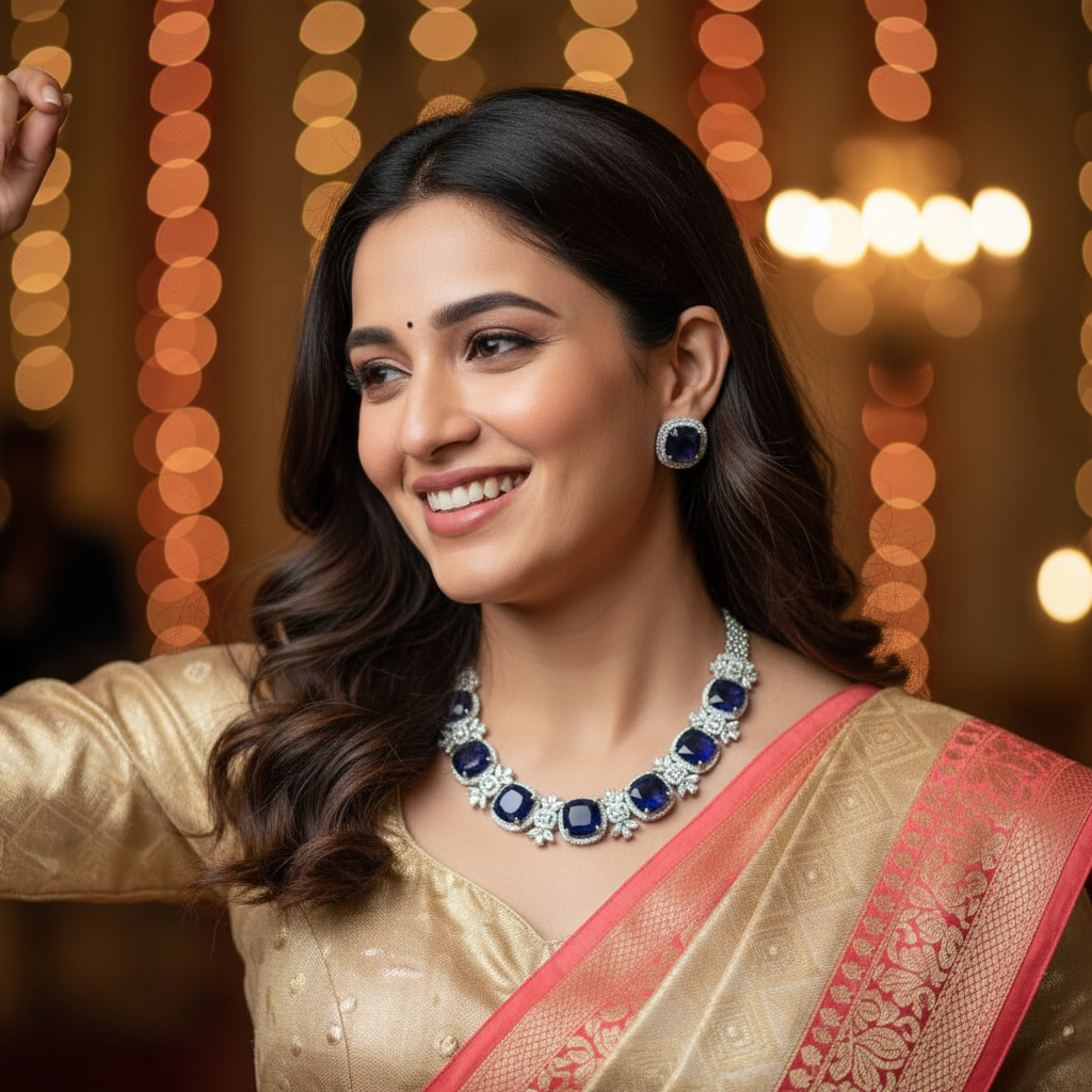 Veya AD Necklace (Blue)