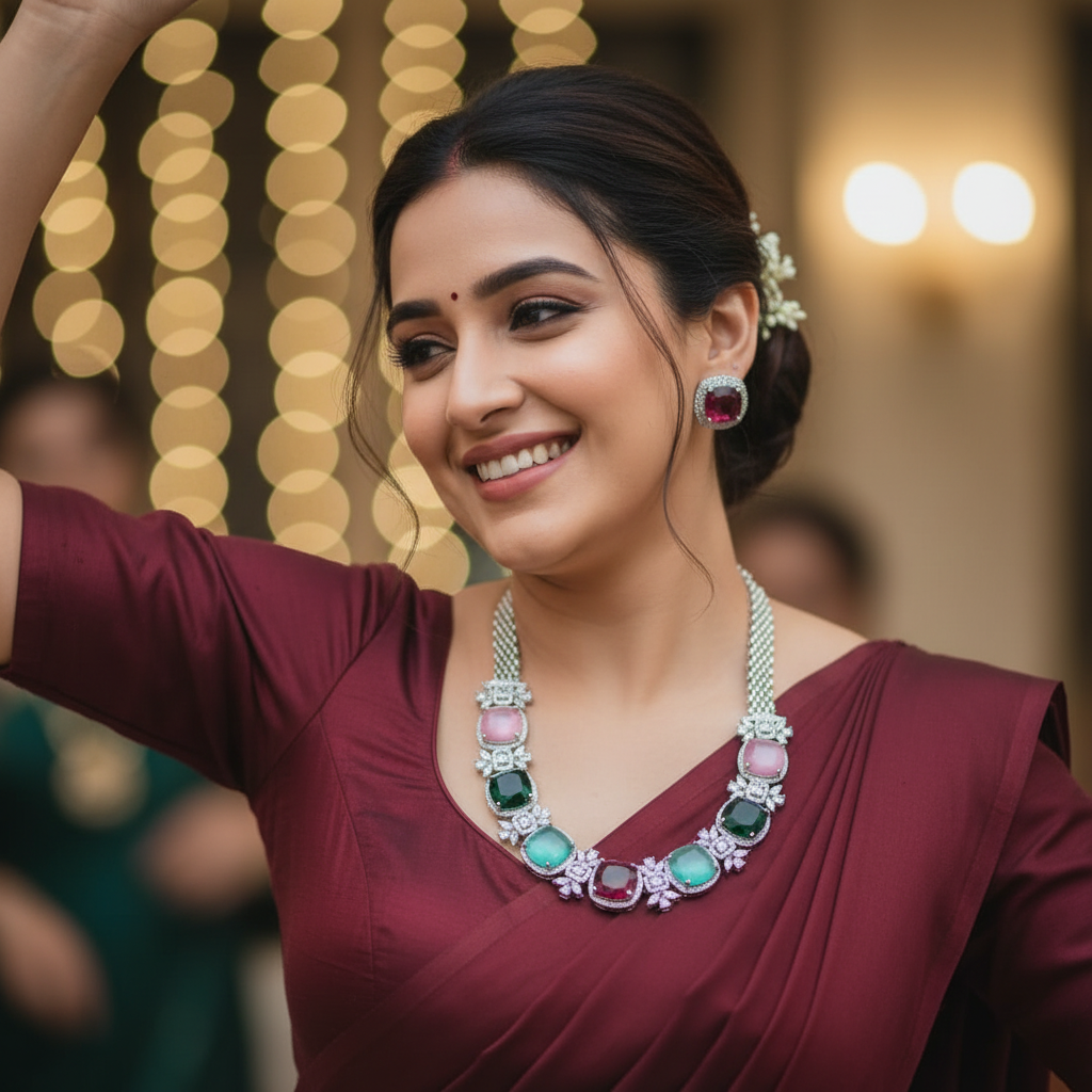 Veya AD Necklace (Multi-colour)