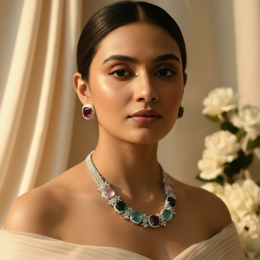 Veya AD Necklace (Multi-colour)