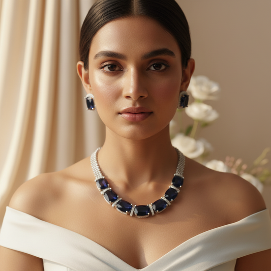 Orra AD Necklace (Purple)