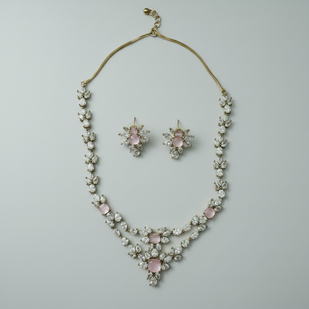 Ziva AD Necklace (Pink)