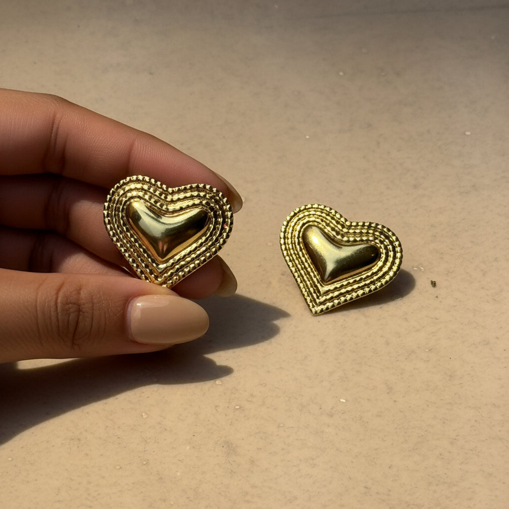 LittleHeart Anti-tarnish Earrings