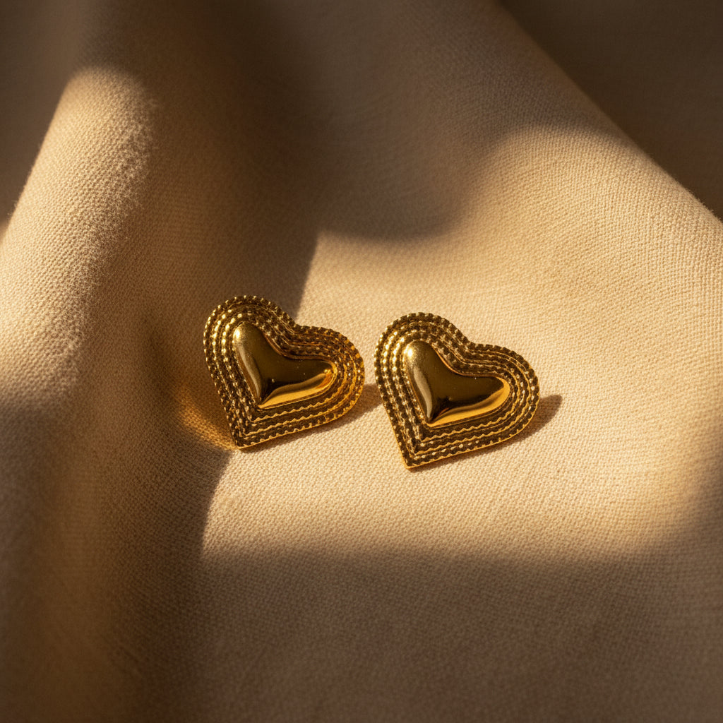 LittleHeart Anti-tarnish Earrings