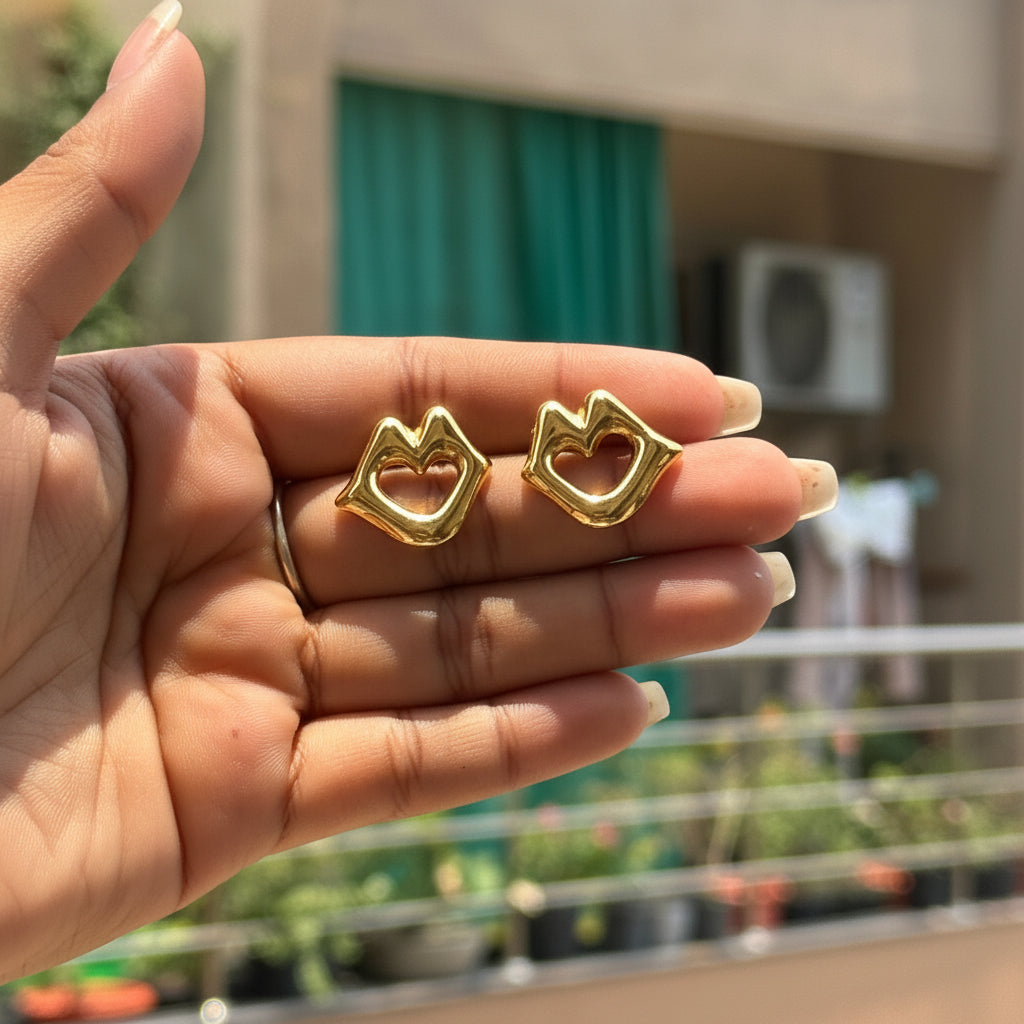 Kiss me Anti-tarnish Earrings