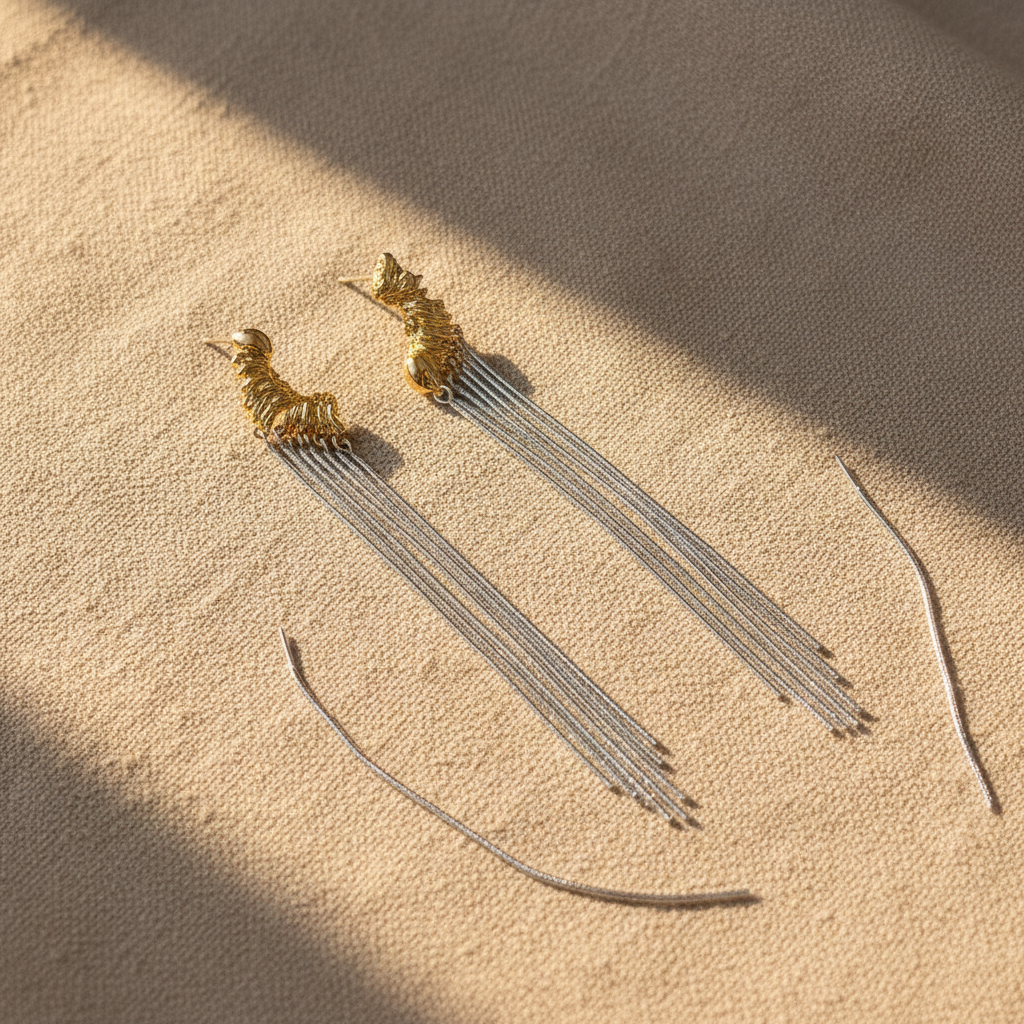 Silver Drops Anti-tarnish Earrings