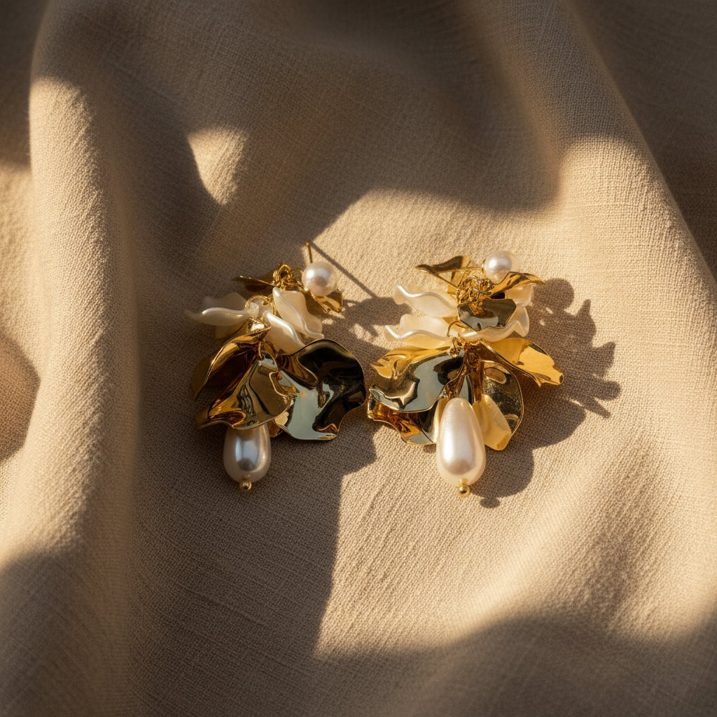 Floral Anti-tarnish Earrings