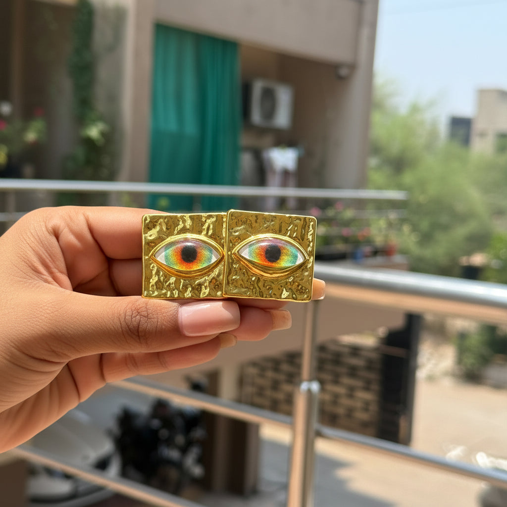Eye Anti-tarnish Earrings