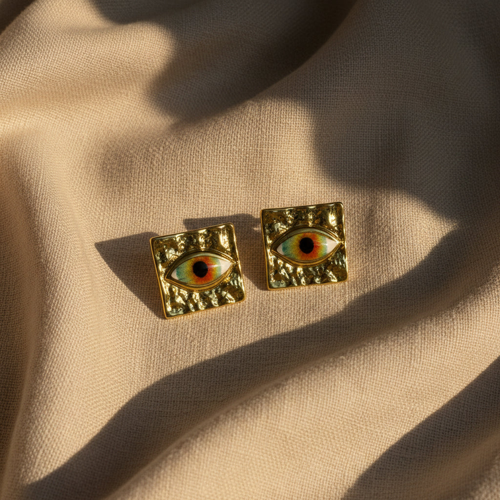 Eye Anti-tarnish Earrings