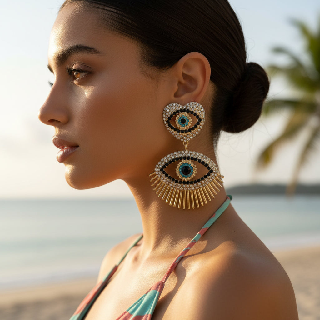 Noir Eye Earrings