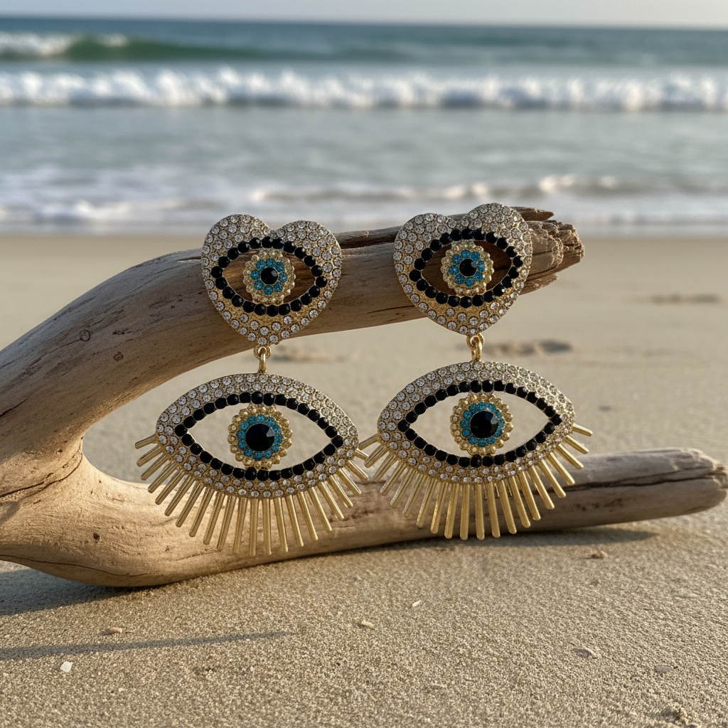 Noir Eye Earrings