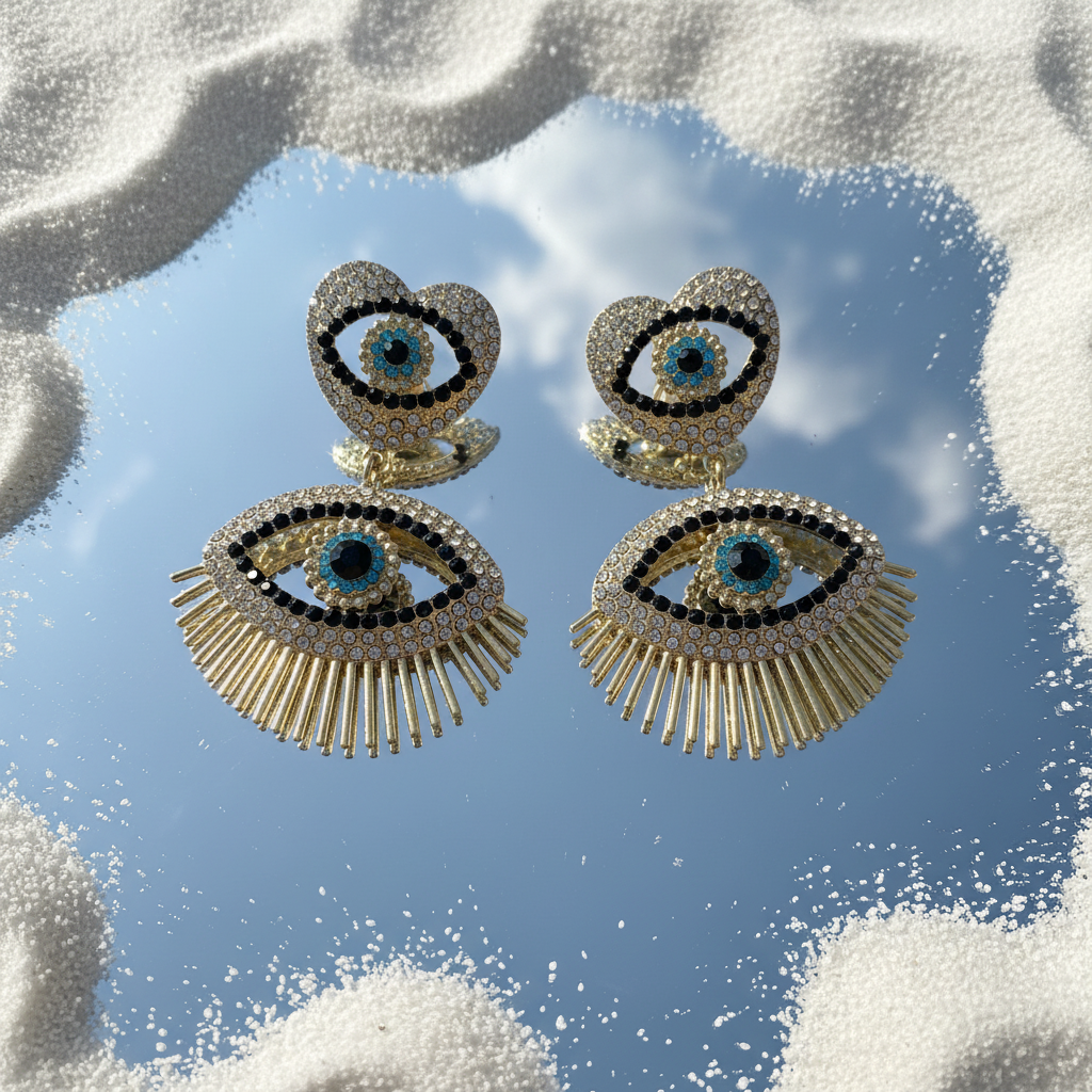 Noir Eye Earrings