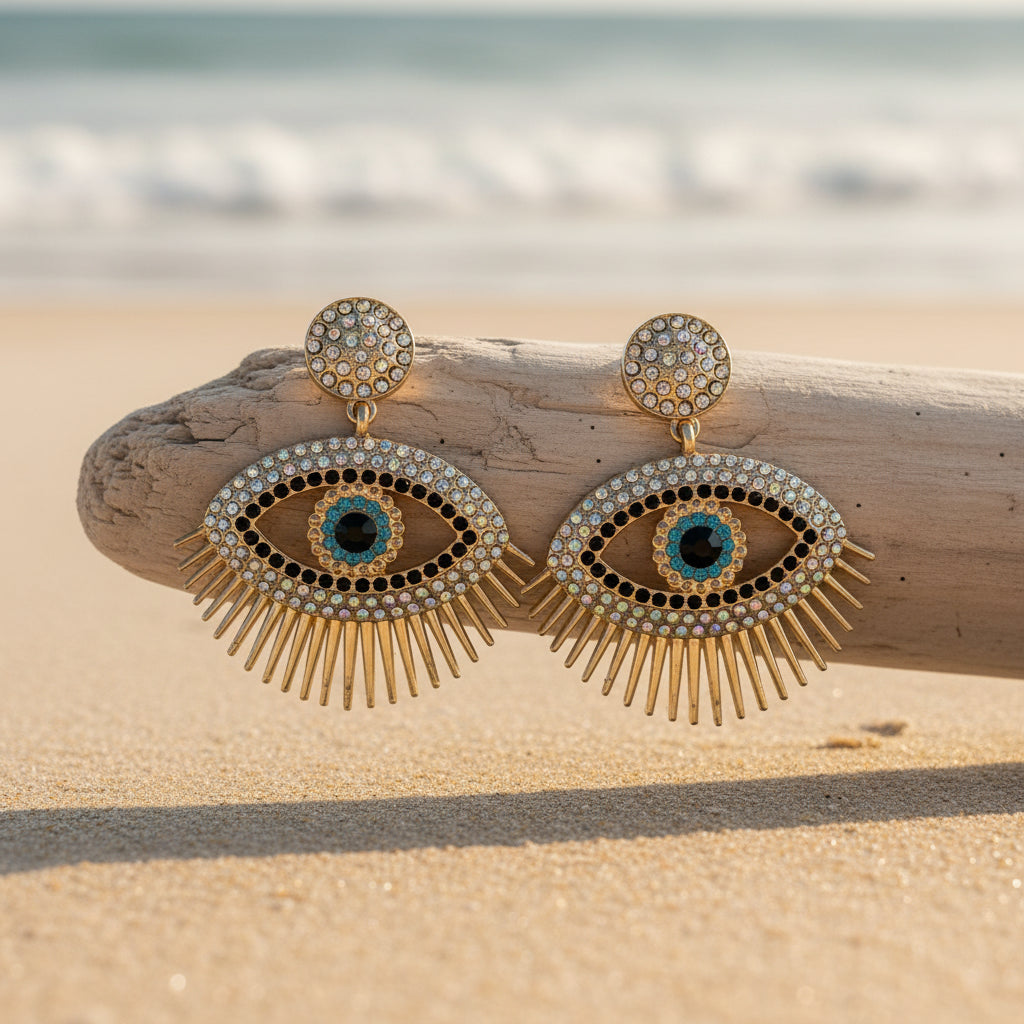 Evil Eye Luxe Earrings