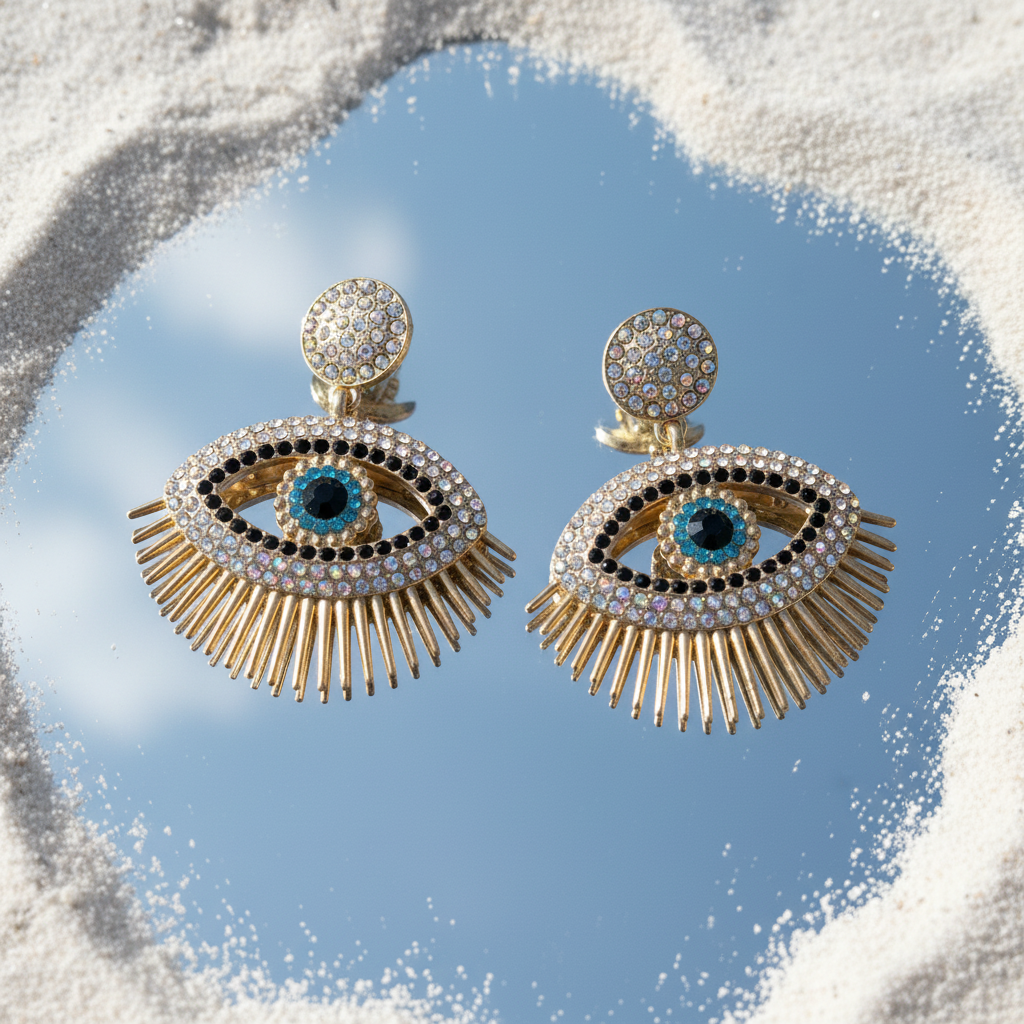 Evil Eye Luxe Earrings
