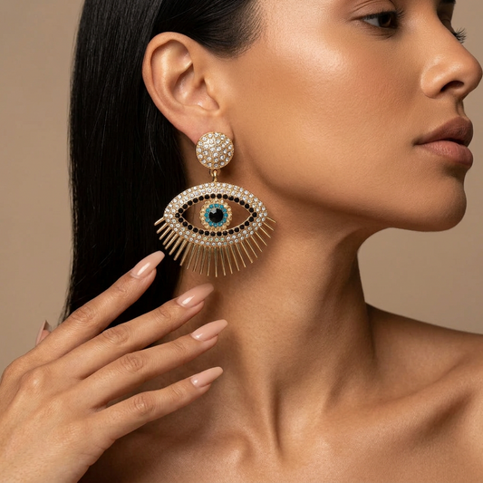 Evil Eye Luxe Earrings