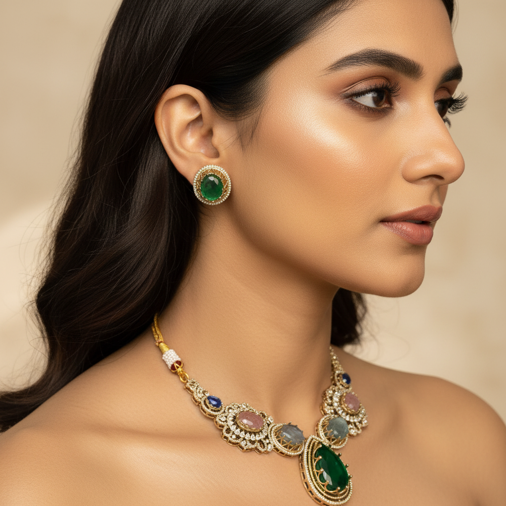 Seema Kundan Necklace Set