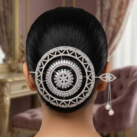 Aarohi Hair Bun (Silver)