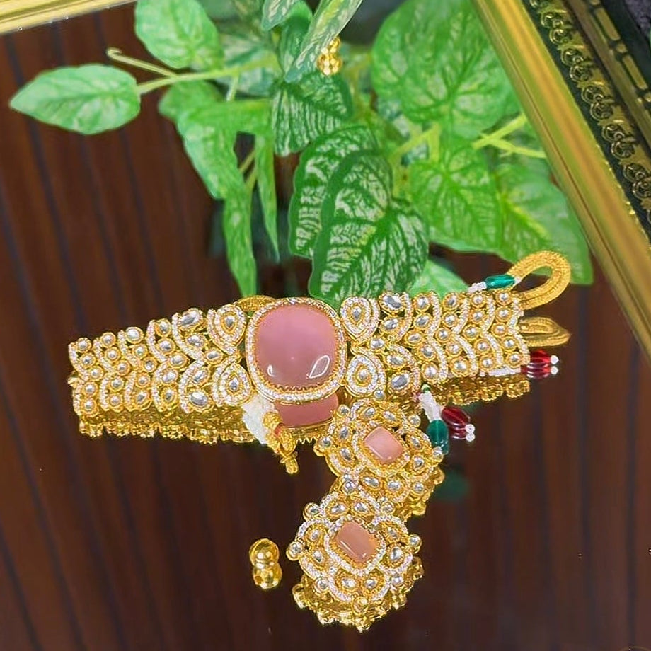 Maira Choker Necklace (Pink)