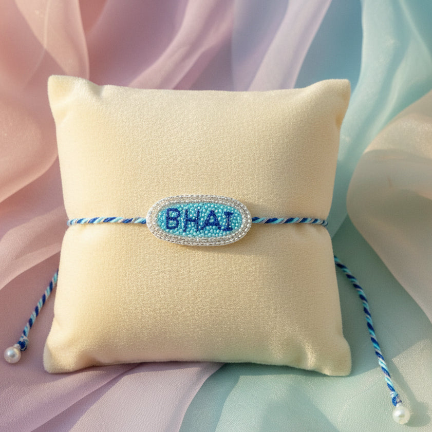 Bhai beaded Rakhi