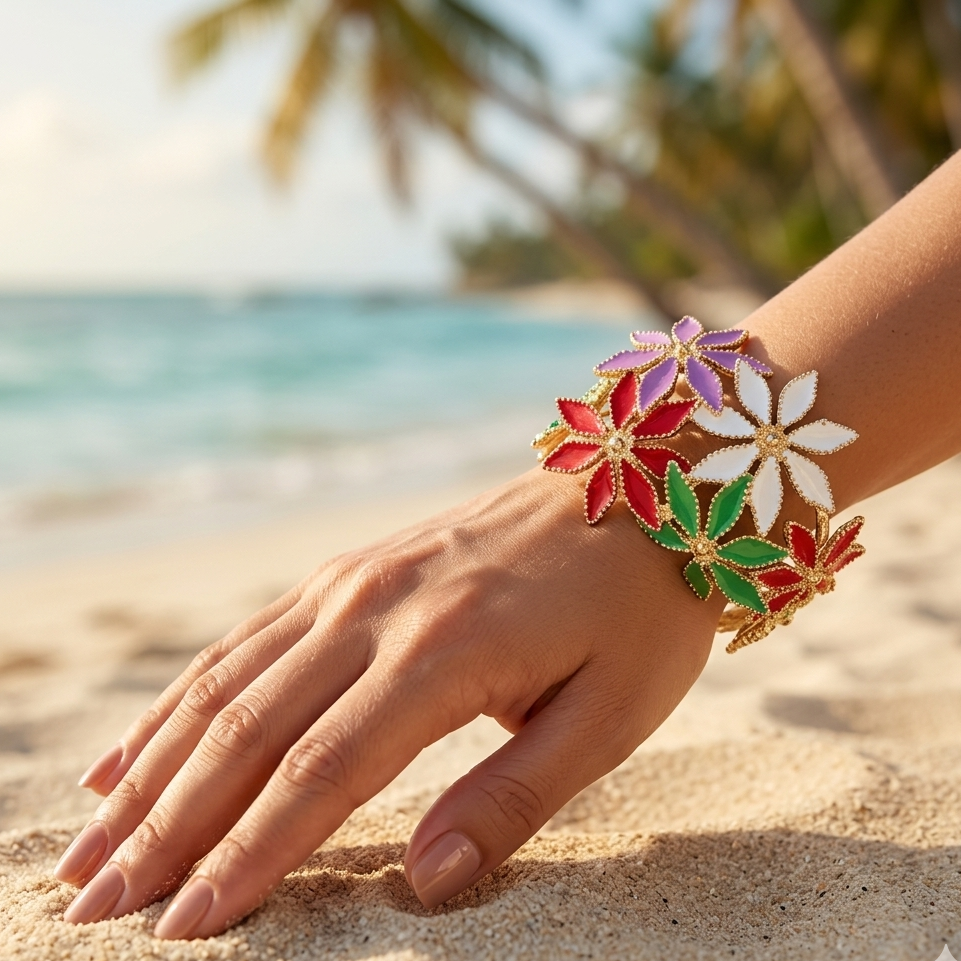 Pastel Bloom Cuff
