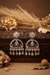 Mahi Kundan Earrings (Light-Purple)