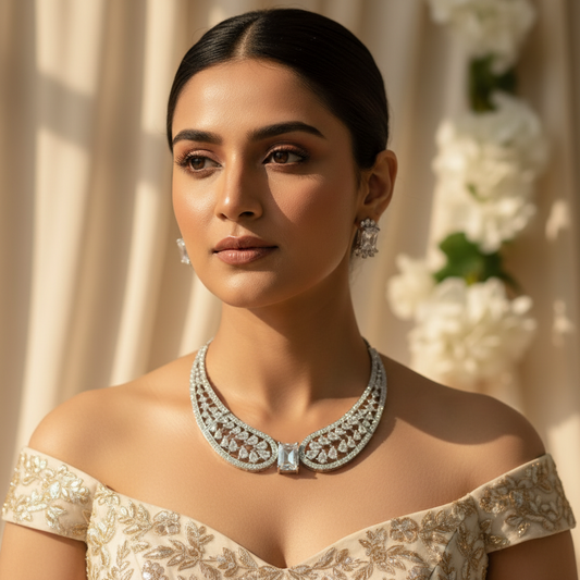 Sleek AD Necklace (Silver)
