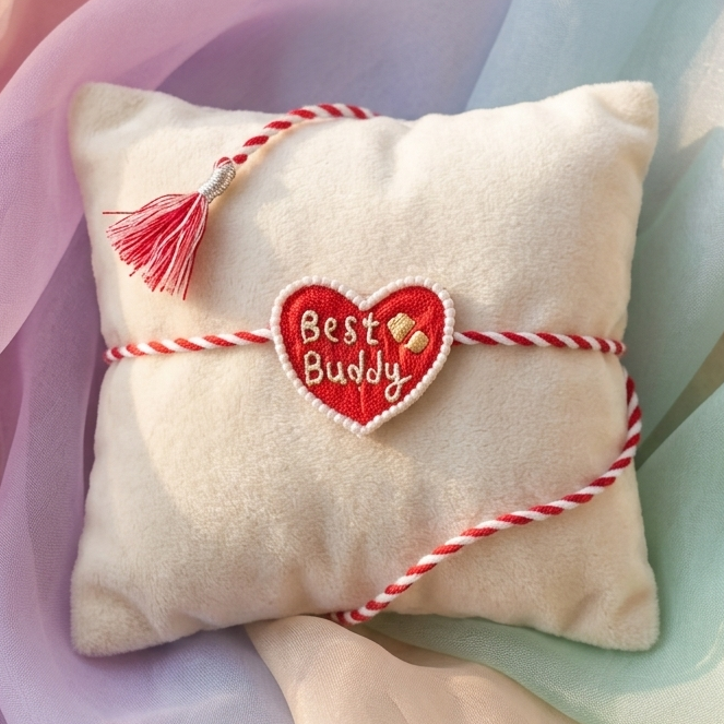 Best Buddy Heart Rakhi