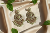 Aarohi Kundan Earrings (Light-Green)