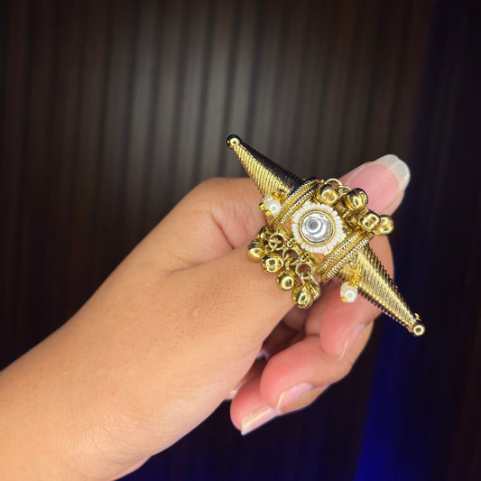 Zyra Adjustable Kashmiri Ring