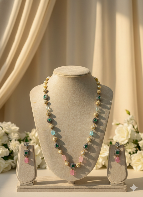 Royal Mala (White-Blue-Pink)