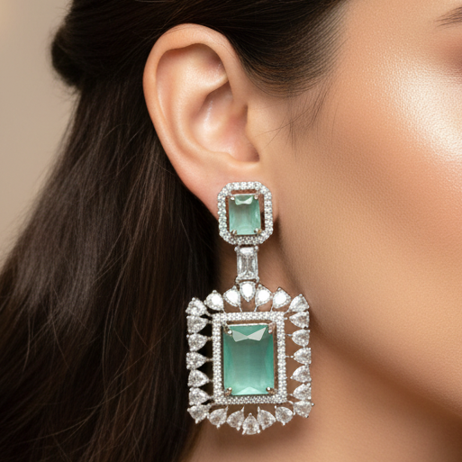 Sea Mist AD Earrings