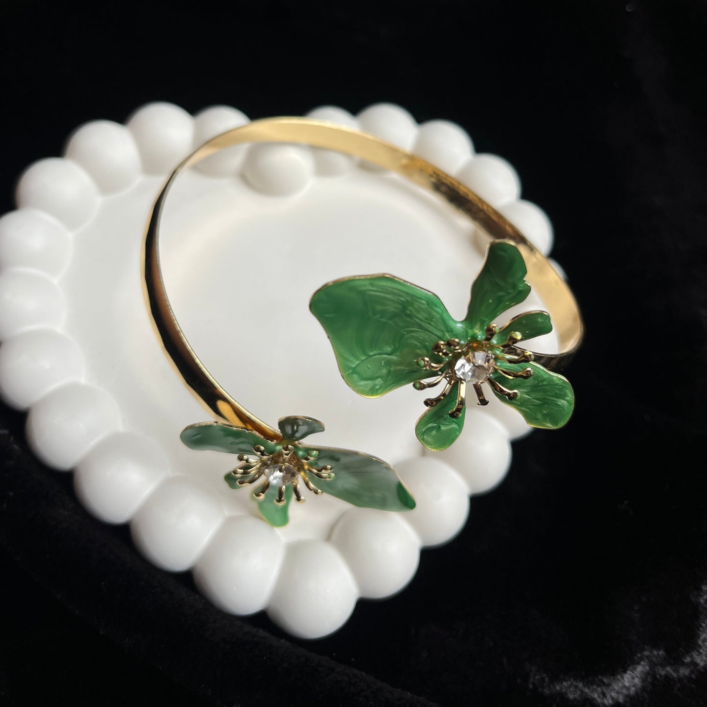 Floral Armcuff (Green)