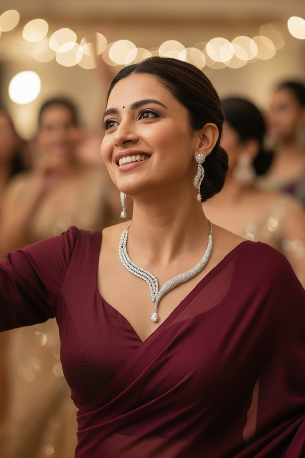 Classy AD Necklace (Silver)