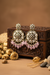 Siya Kundan Earrings (Light-pink)