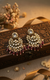 Diya Kundan Earrings (Pink)