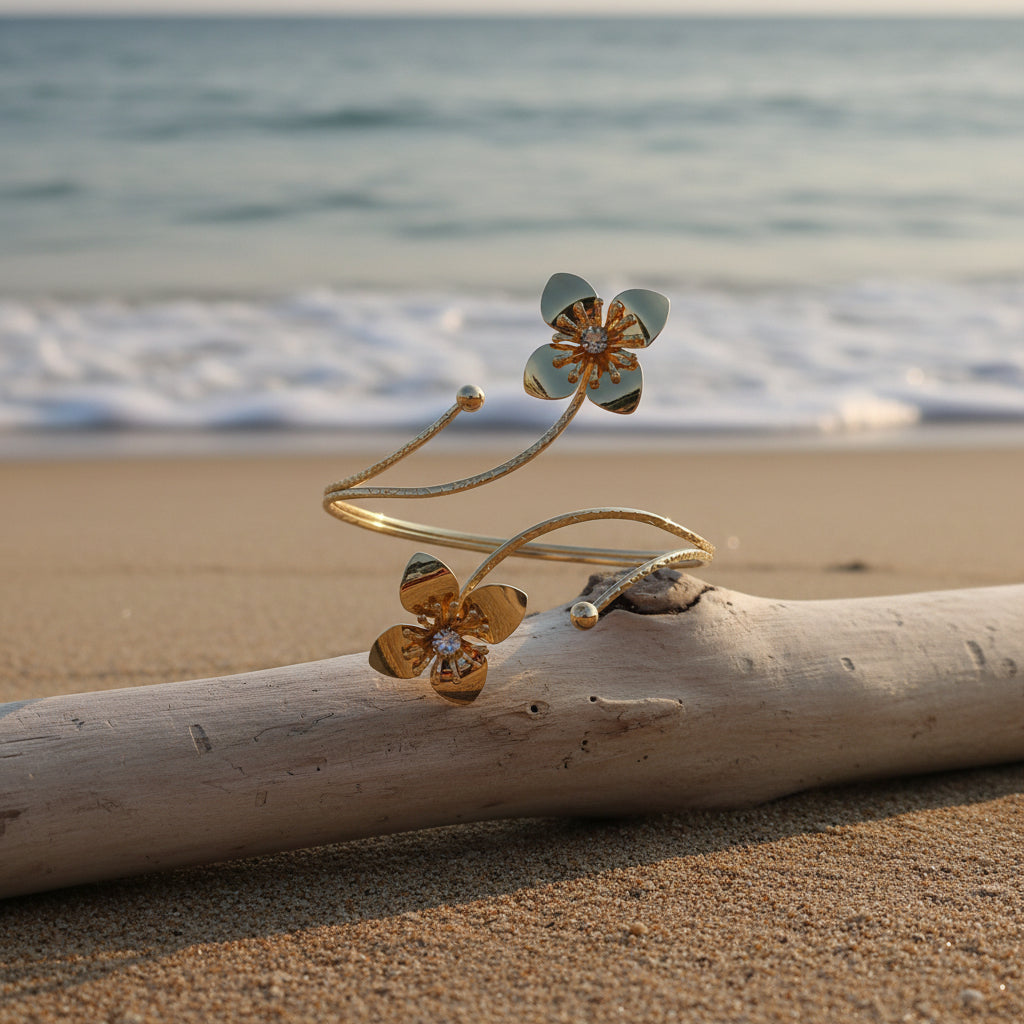 Golden bloom Armcuff