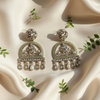 Mahi Kundan Earrings (Light-Green)