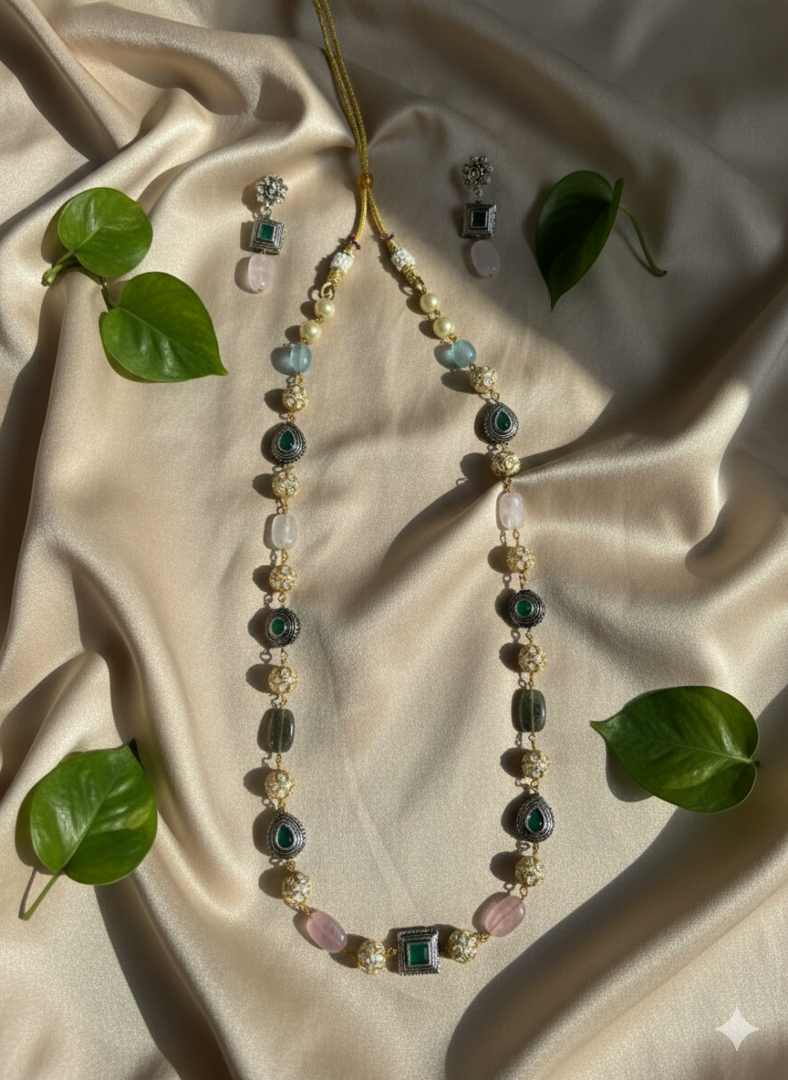 Royal Mala (White-Blue-Pink)