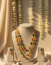 3 Tier Maharani Mala (Orange)